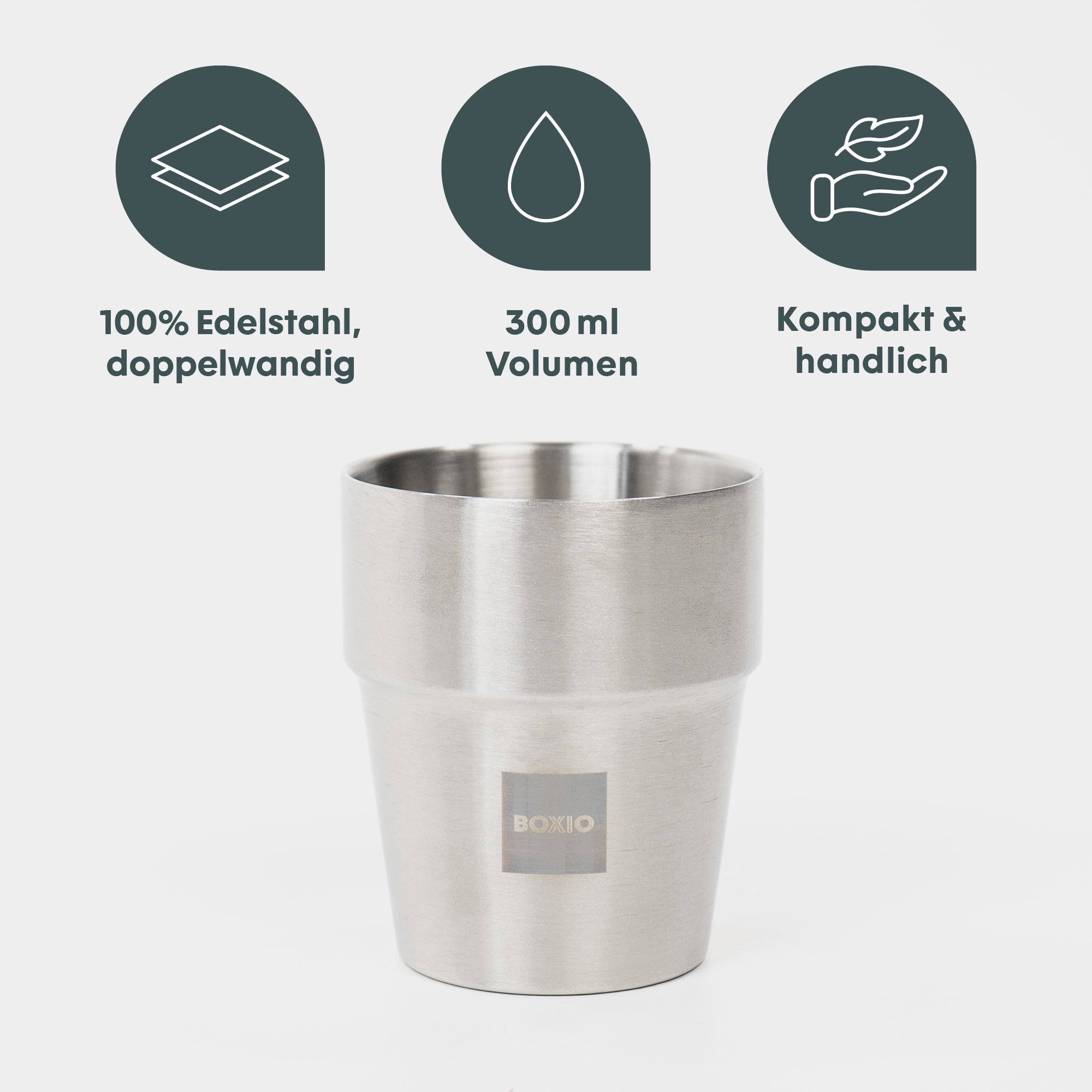 Edelstahl-Trinkbecher
