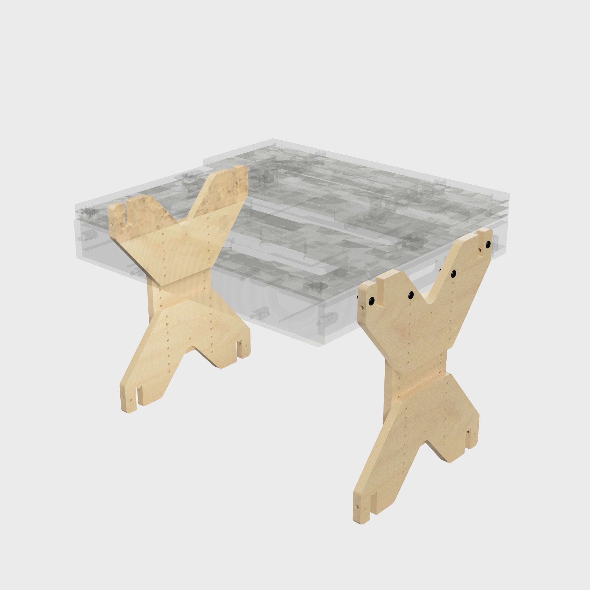 BOXIO RACK VOET I In hoogte verstelbare voet