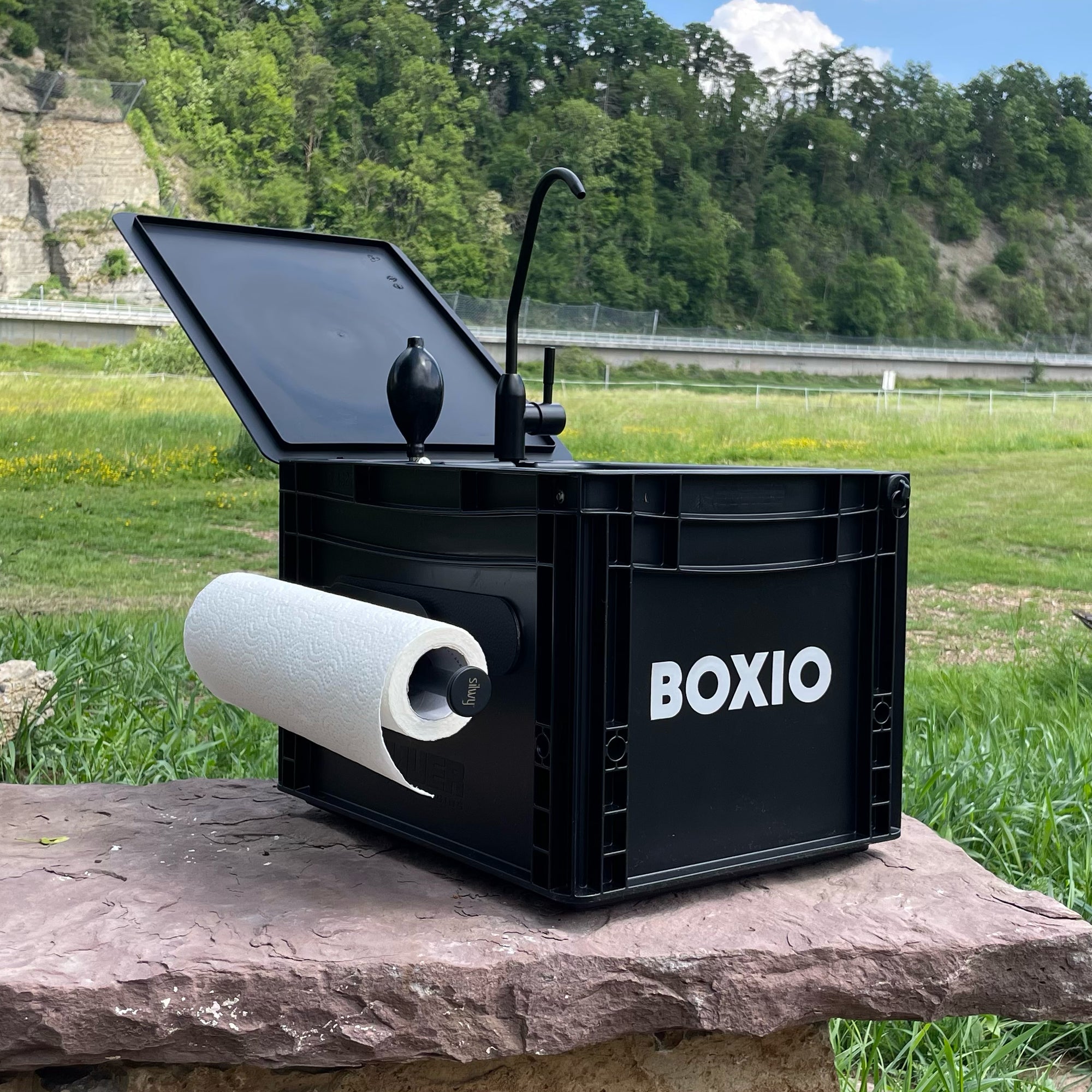 BOXIO x Silwy® Magnetische keukenrolhouder