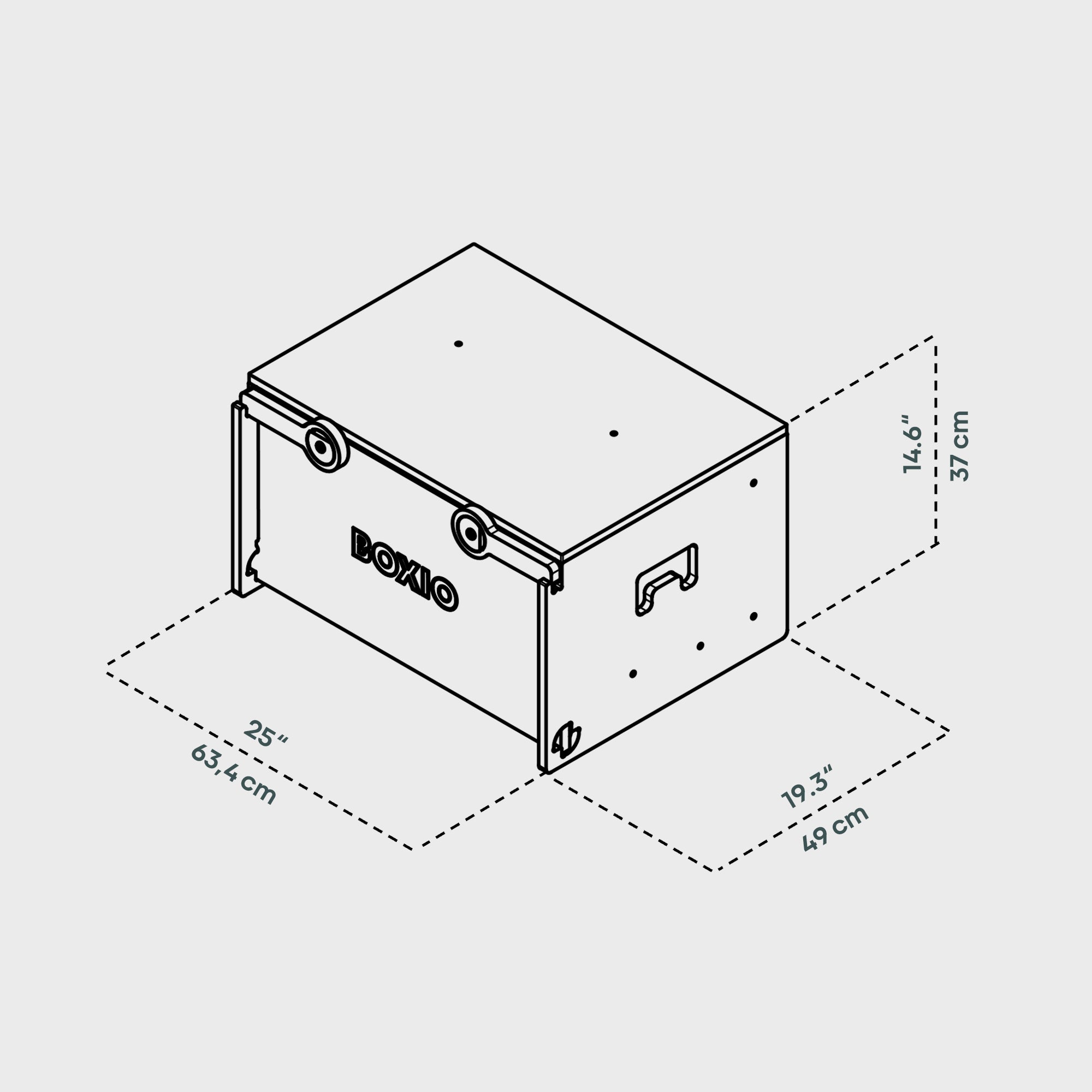 BOXIO RACK BOX S I Modulaire kampeerbox