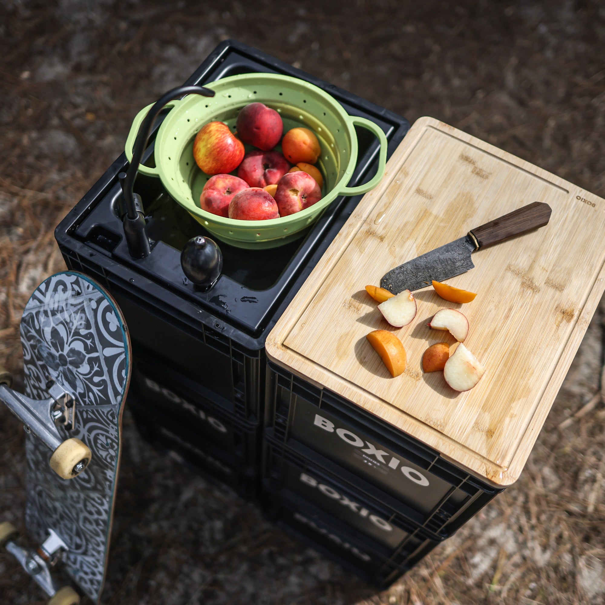 with Washbasin Camping I + MAX WASH BOXIO ボクシオ　ウォッシュ WASH BOXIO Water System Filter バーベキュー・調理用品