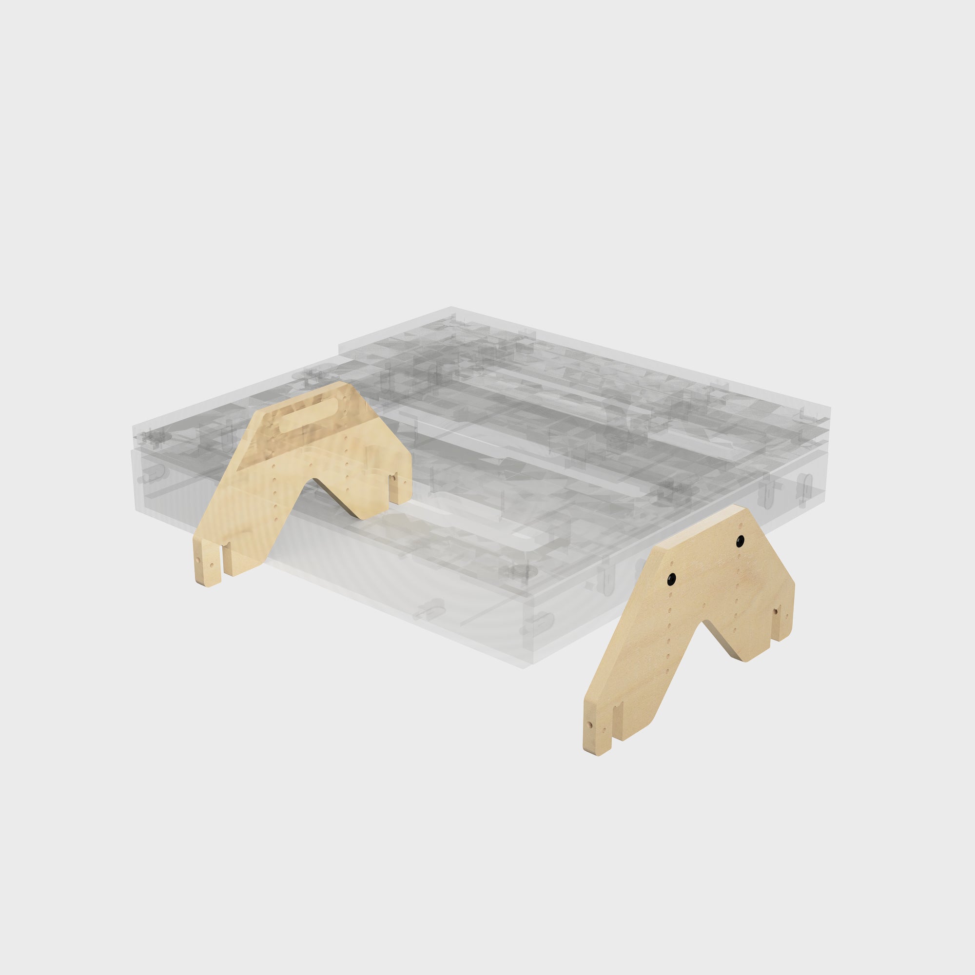 BOXIO RACK VOET I In hoogte verstelbare voet