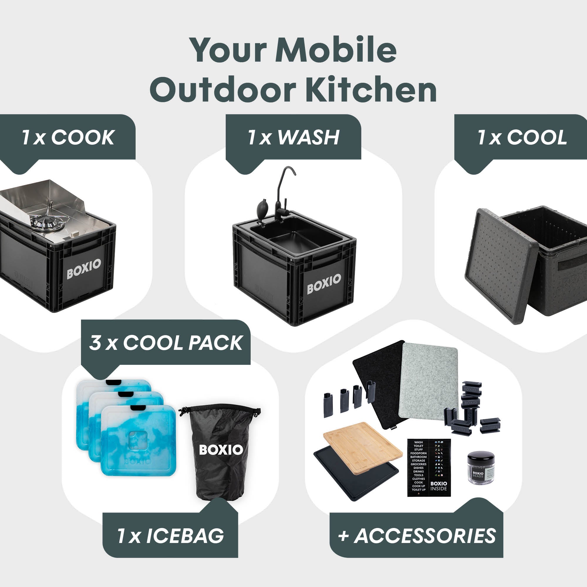 BOXIO KITCHEN BUNDLE | Outdoor kitchen