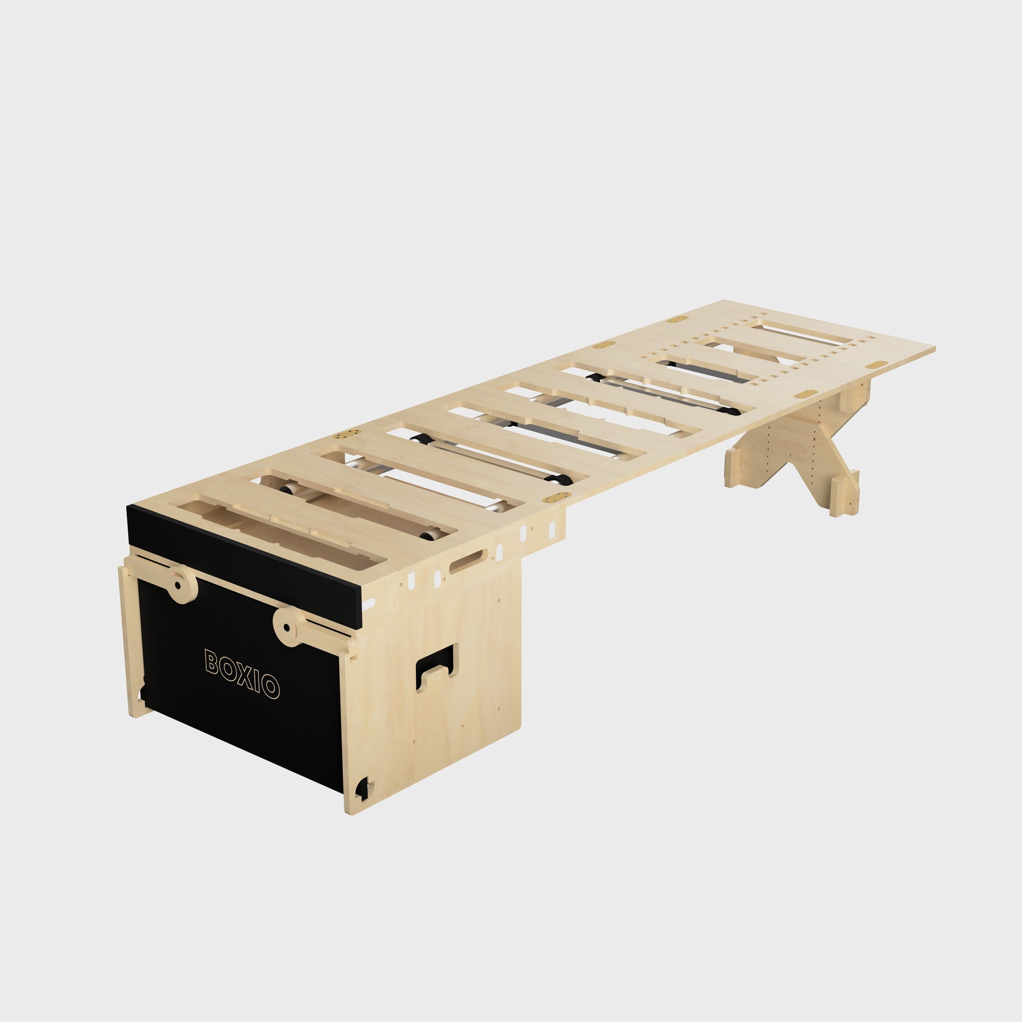 BOXIO RACK PACK 63 I Coffre de camping modulaire