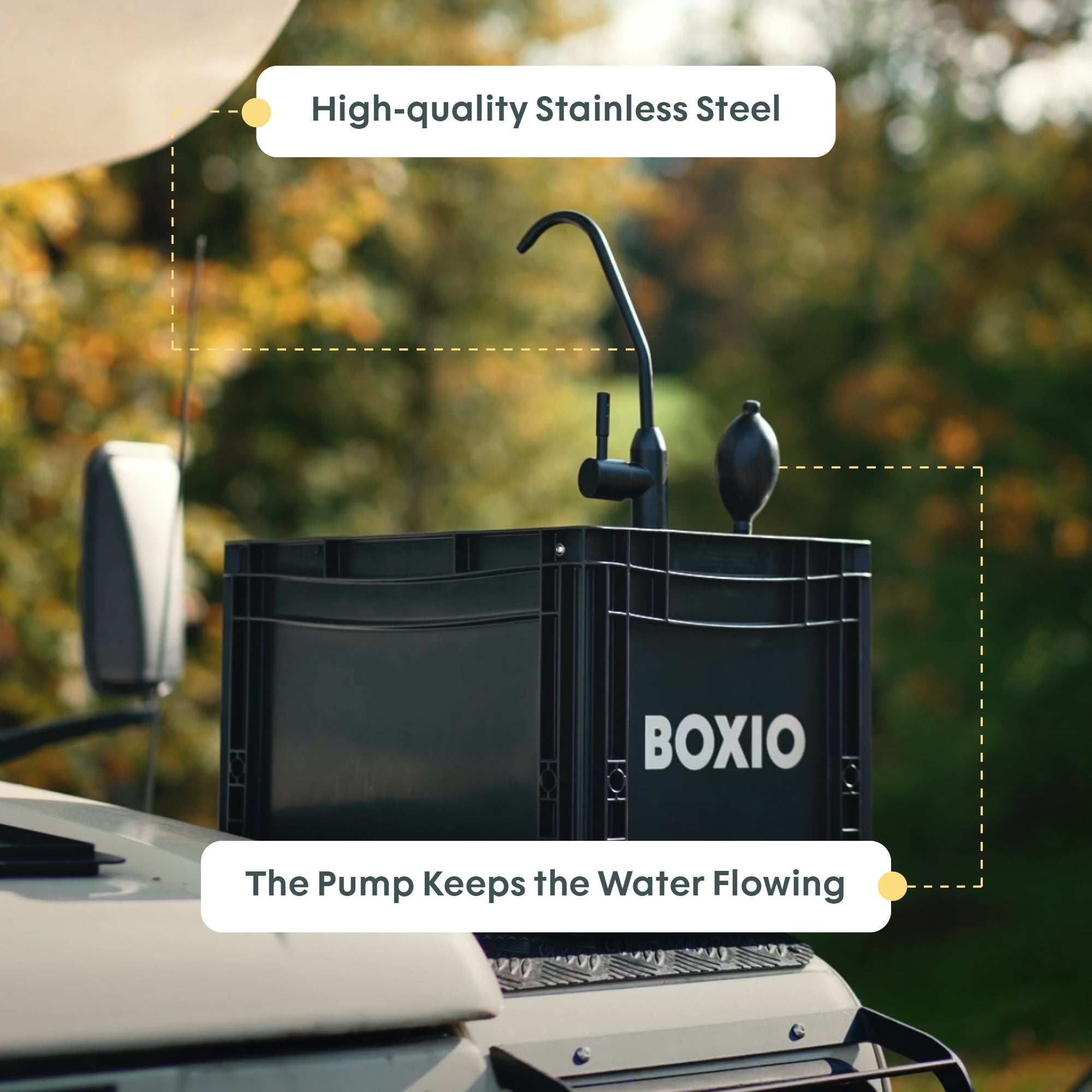 MOBILE WASHING BASIN| BOXIO: Starter set, without electricity