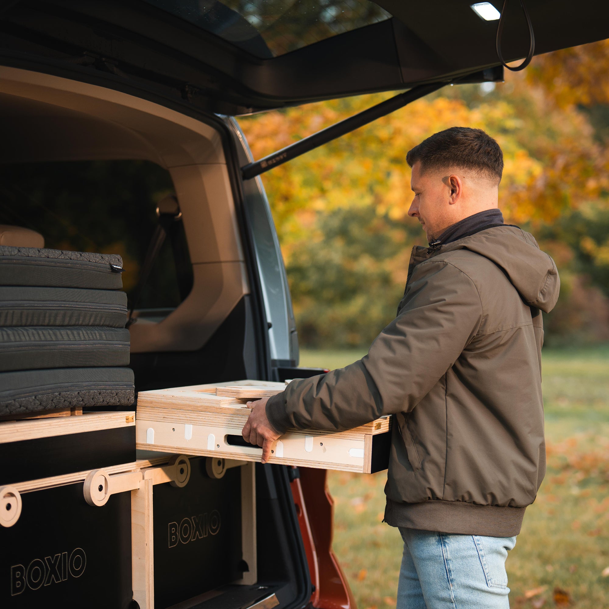 BOXIO RACK BUNDLE M I Modulare Campingbox Minivan
