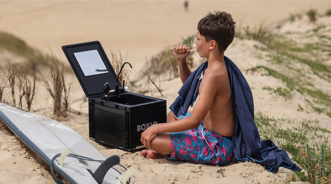 BOXIO WASH | Mobile washbasin & accessories
