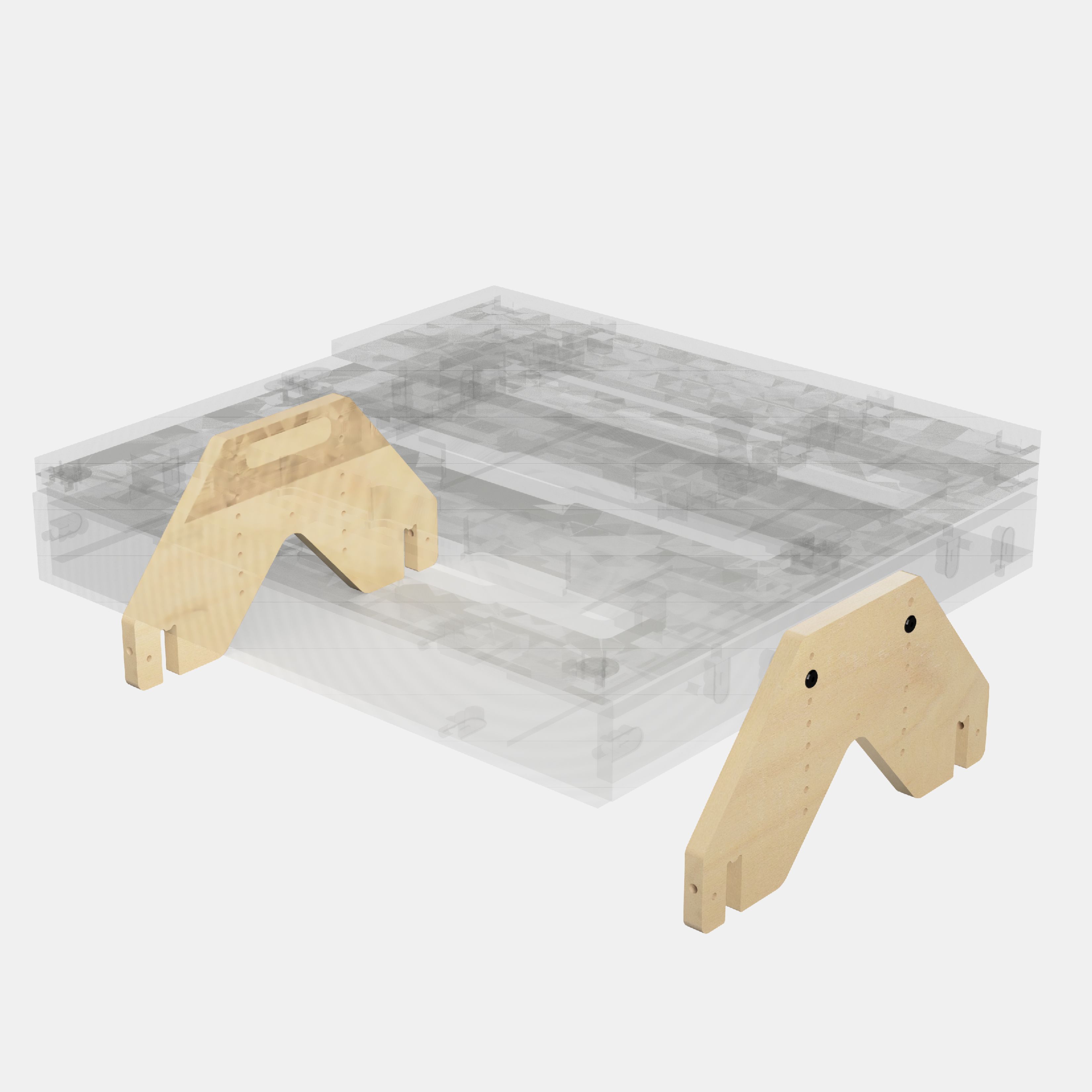 BOXIO RACK FEET I Pied réglable en hauteur